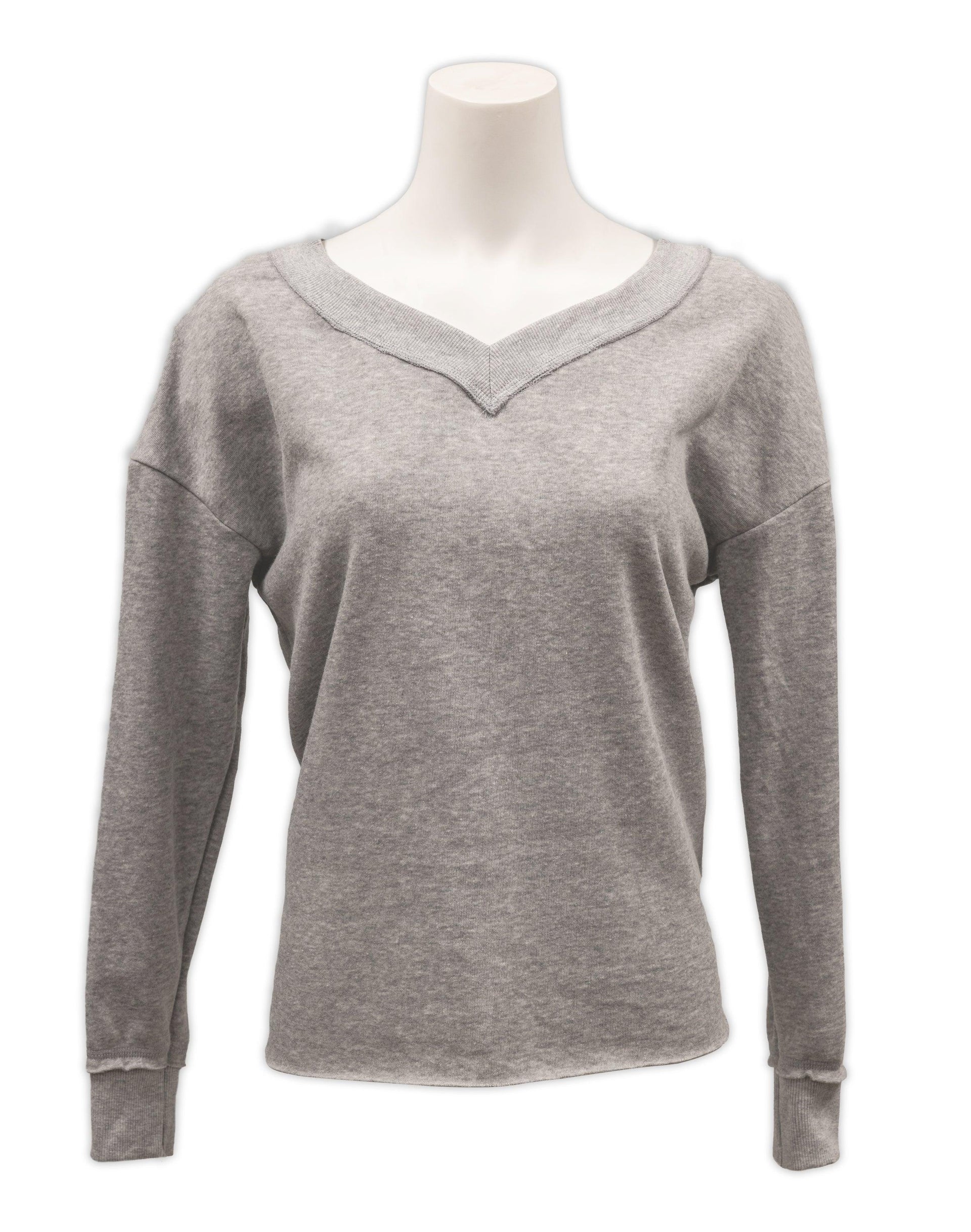 Ladies Dottie V-Neck Crew Sweat #782556 - Good Land Supply Co.